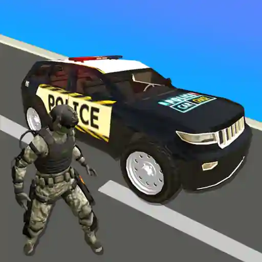 Погоня за поліцейською машиною